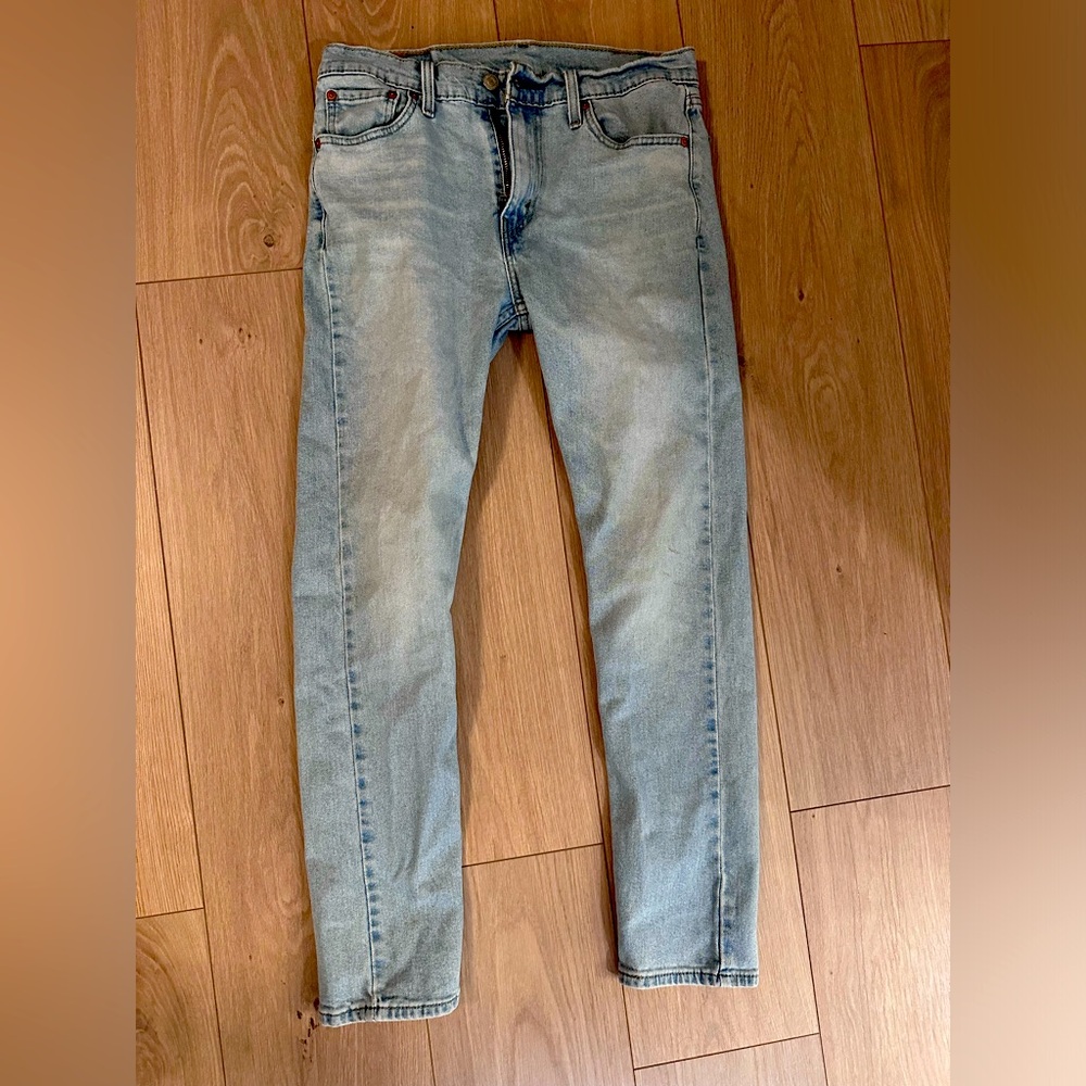 Levi's Pale Blue Skinny Jeans